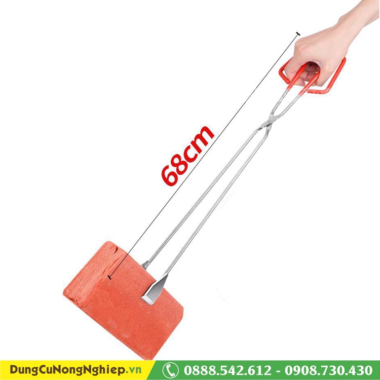 Cây gắp rác vệ sinh 68cm tay cầm bọc nhựa