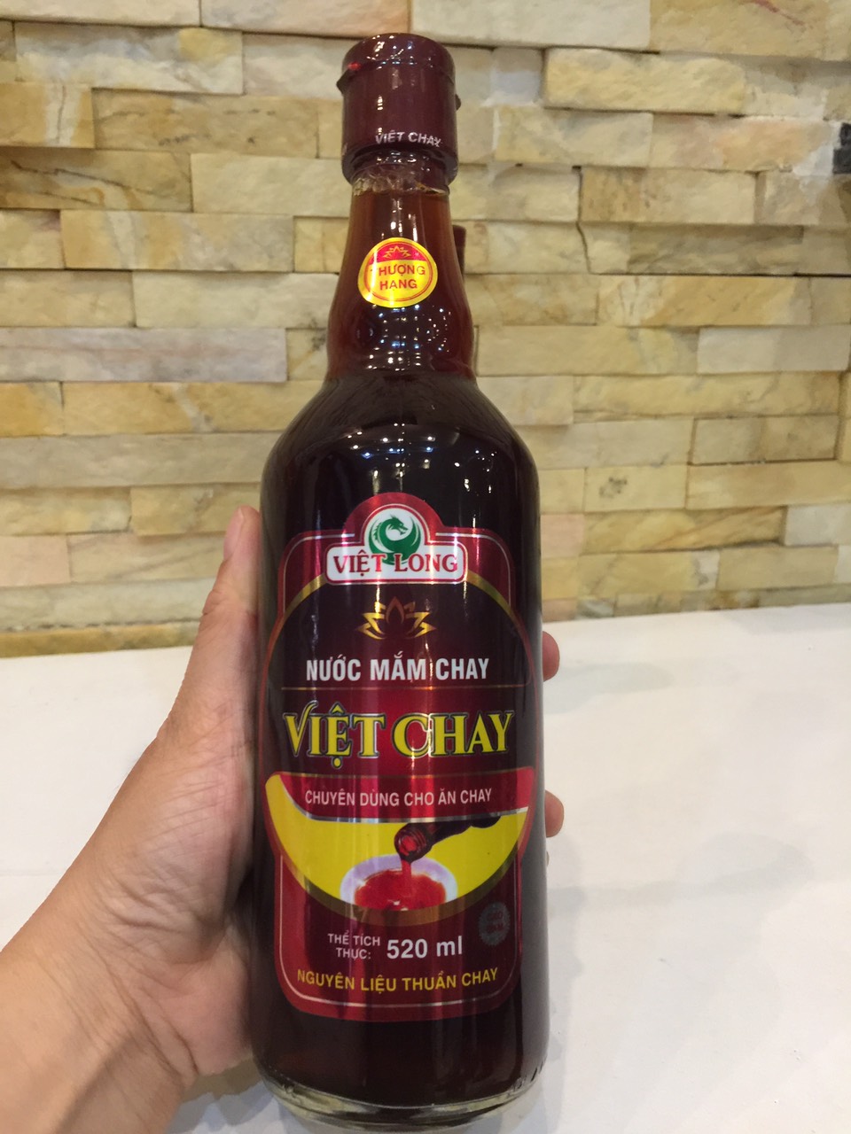 NƯỚC MẮM VIỆT CHAY CHAI THỦY TINH NGON THƯỢNG HẠNG 520ml