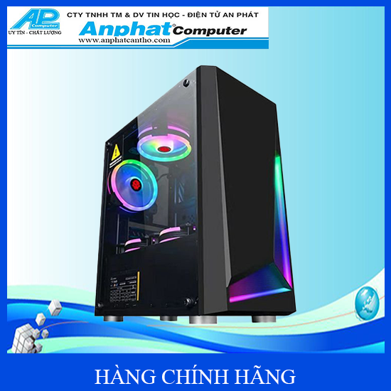 Vỏ máy tính case sp lb led rgb kính cường lực - hàng chính hãng