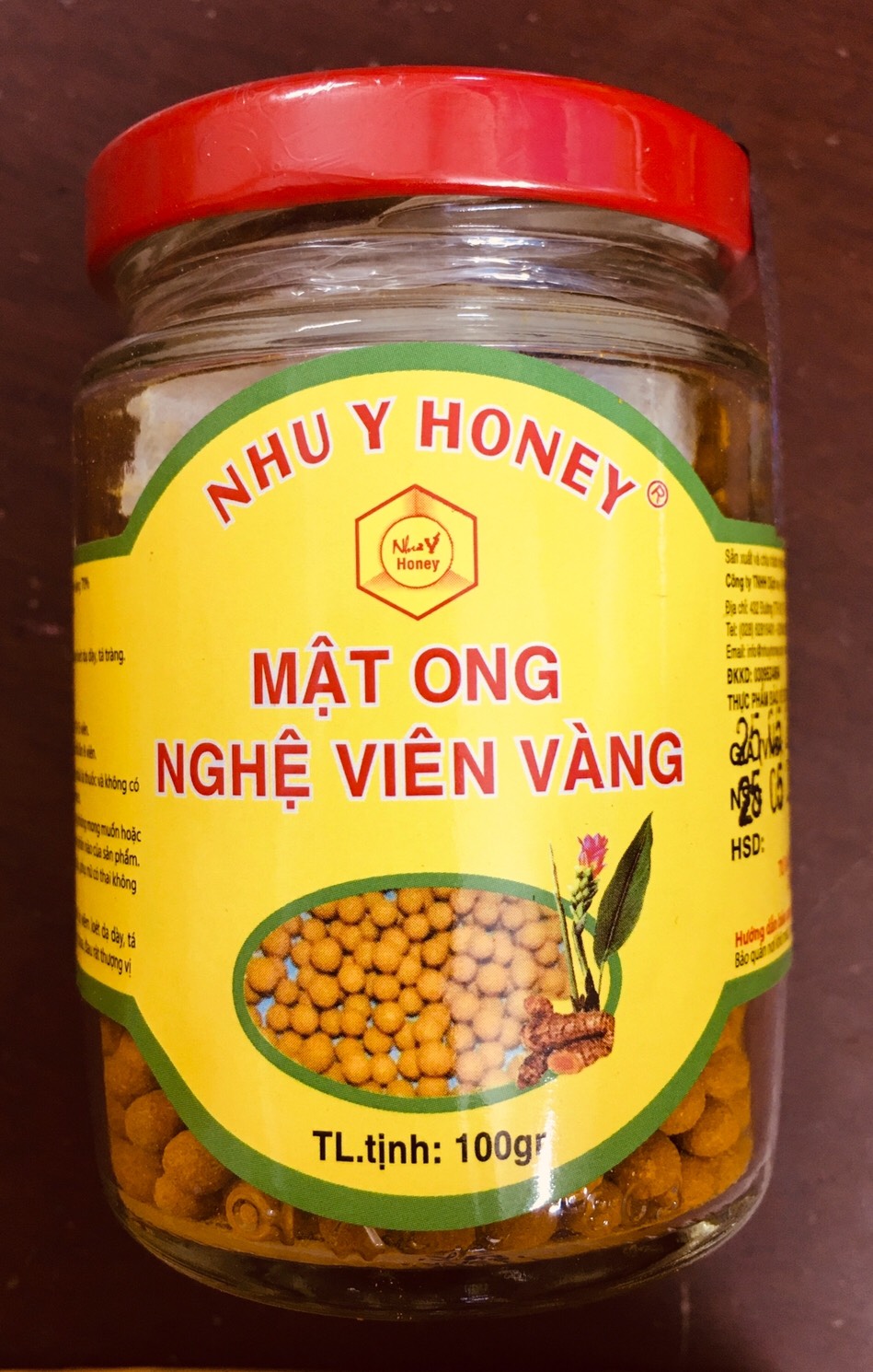 Mật ong nghệ viên vàng Như Ý