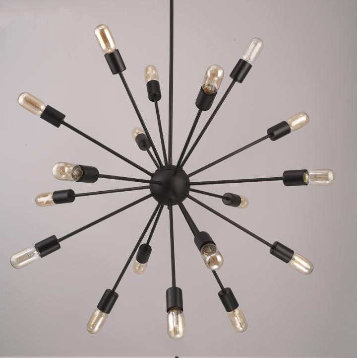 Đèn chùm - đèn thả trần - đèn trang trí nội thất phong cách 18 tay Quentin- kèm 18 bóng LED Edision ST64