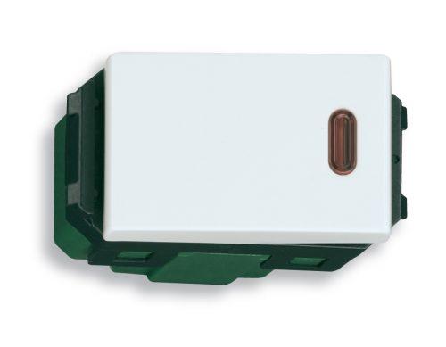 Công tắc b, 1 chiều , có đèn báo khi on, - 6a-panasonic -weg5141sw