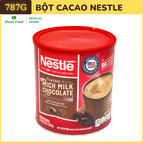 Bột cacao nestle classic rich milk chocolate
