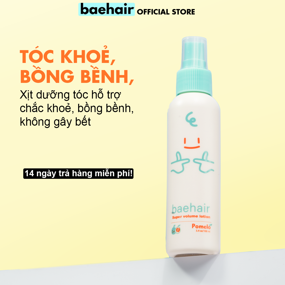 [HCM]Xịt dưỡng mọc tóc, làm dày và ngăn ngừa rụng tóc Baehair Super Volume