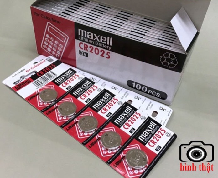 Pin CMOS CR2025 Maxelle  Lithium Battery (3V) - 1 vỉ 5 viên 2025