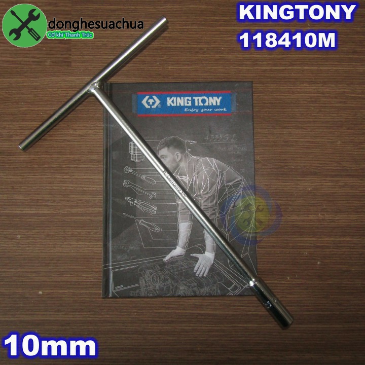 Tay vặn chữ t đầu 10mm kingtony 118410m loại dài 300mm