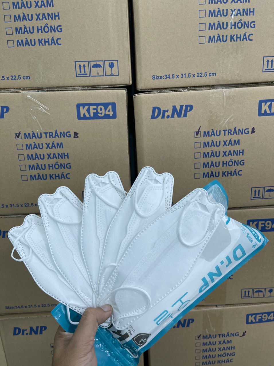 Combo khẩu trang Hàn Quốc KF94 cao cấp, khẩu trang Hàn Quốc, khẩu trang KF94, khẩu trang cao cấp, khẩu trang kháng khuẩn, DR NP, khẩu trang KF94 DR NP