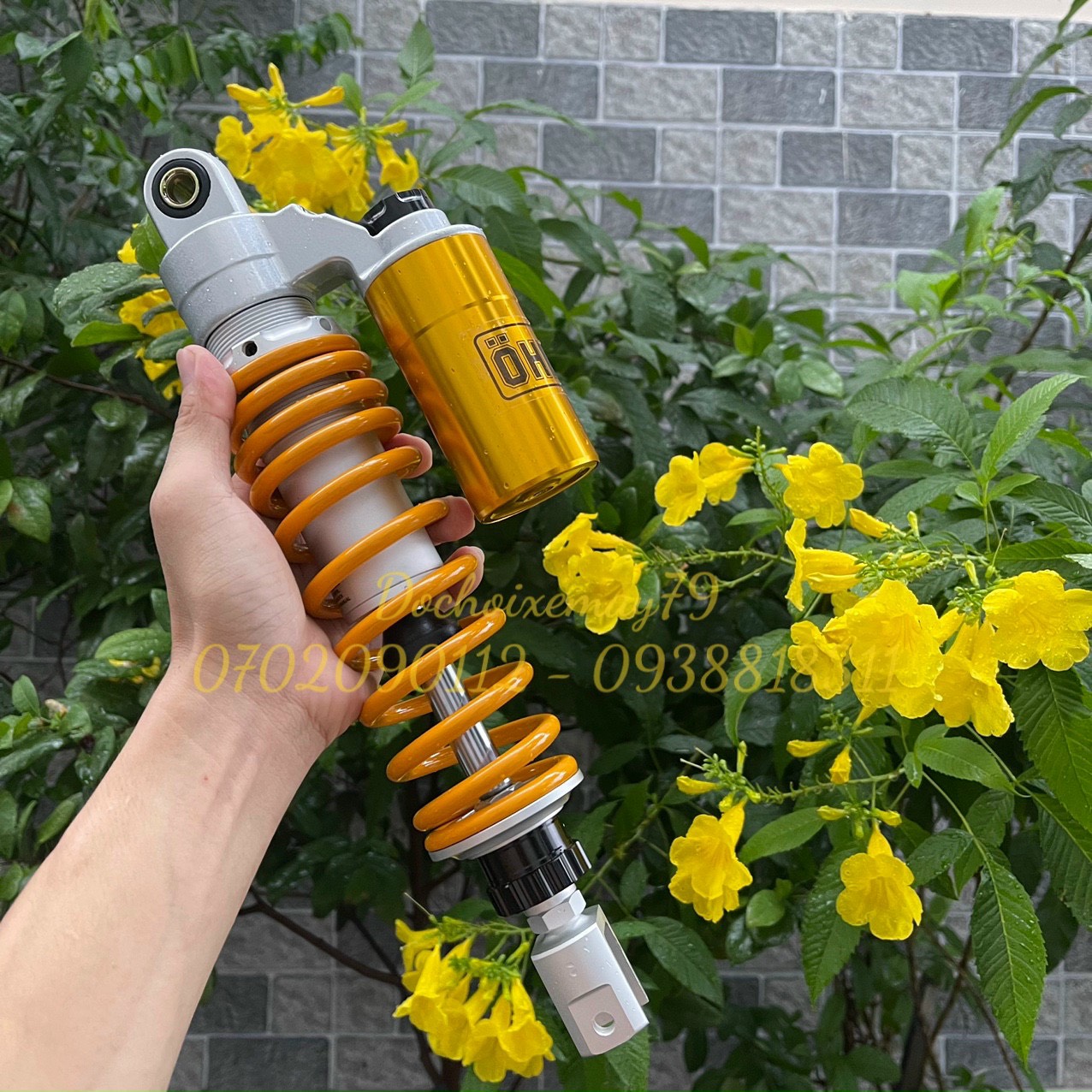  Phuộc Ohlins bình dầu trên cho Vario Click Vision SH Mode Luvias Mio 