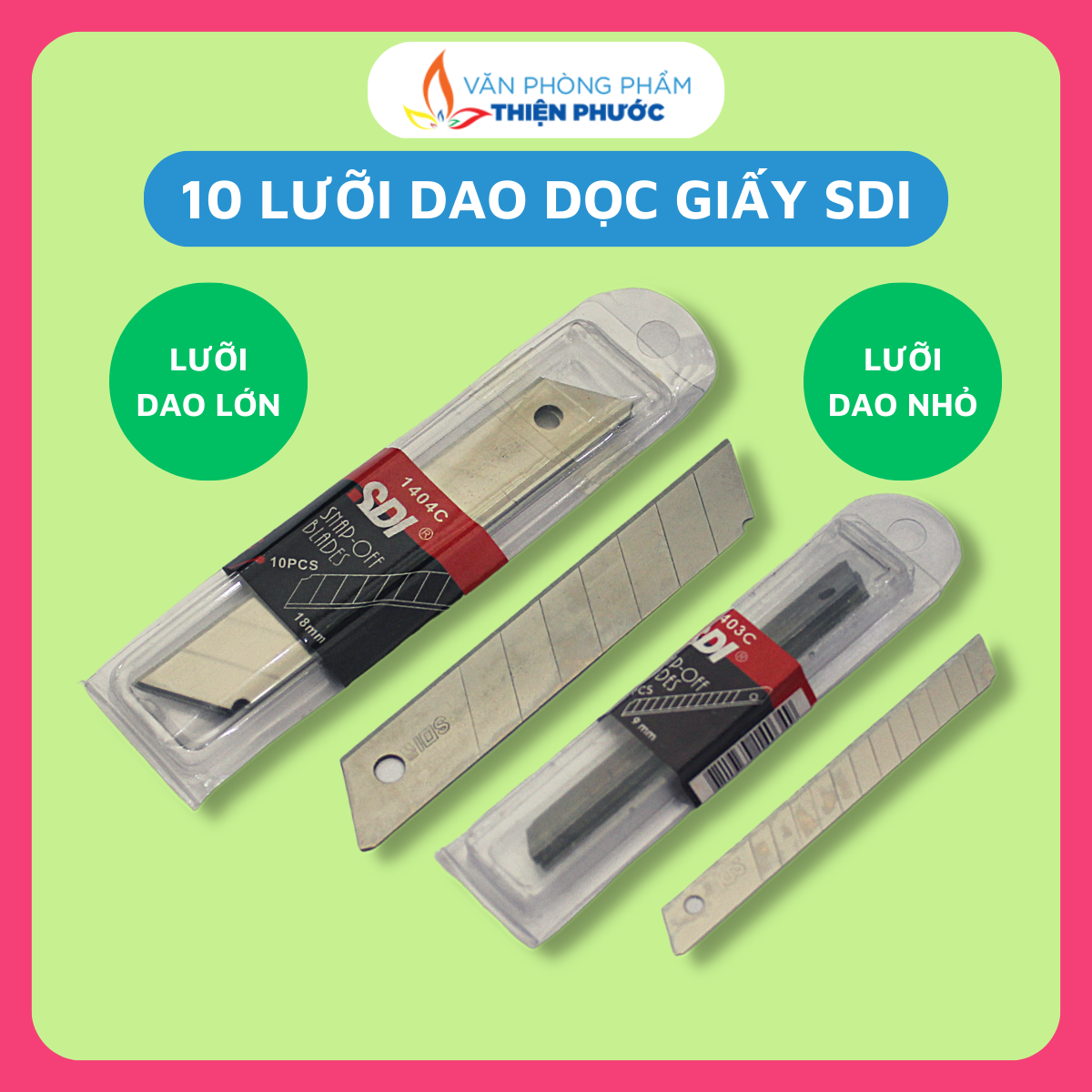 Lưỡi dao dọc giấy sdi 1404 thiện phước