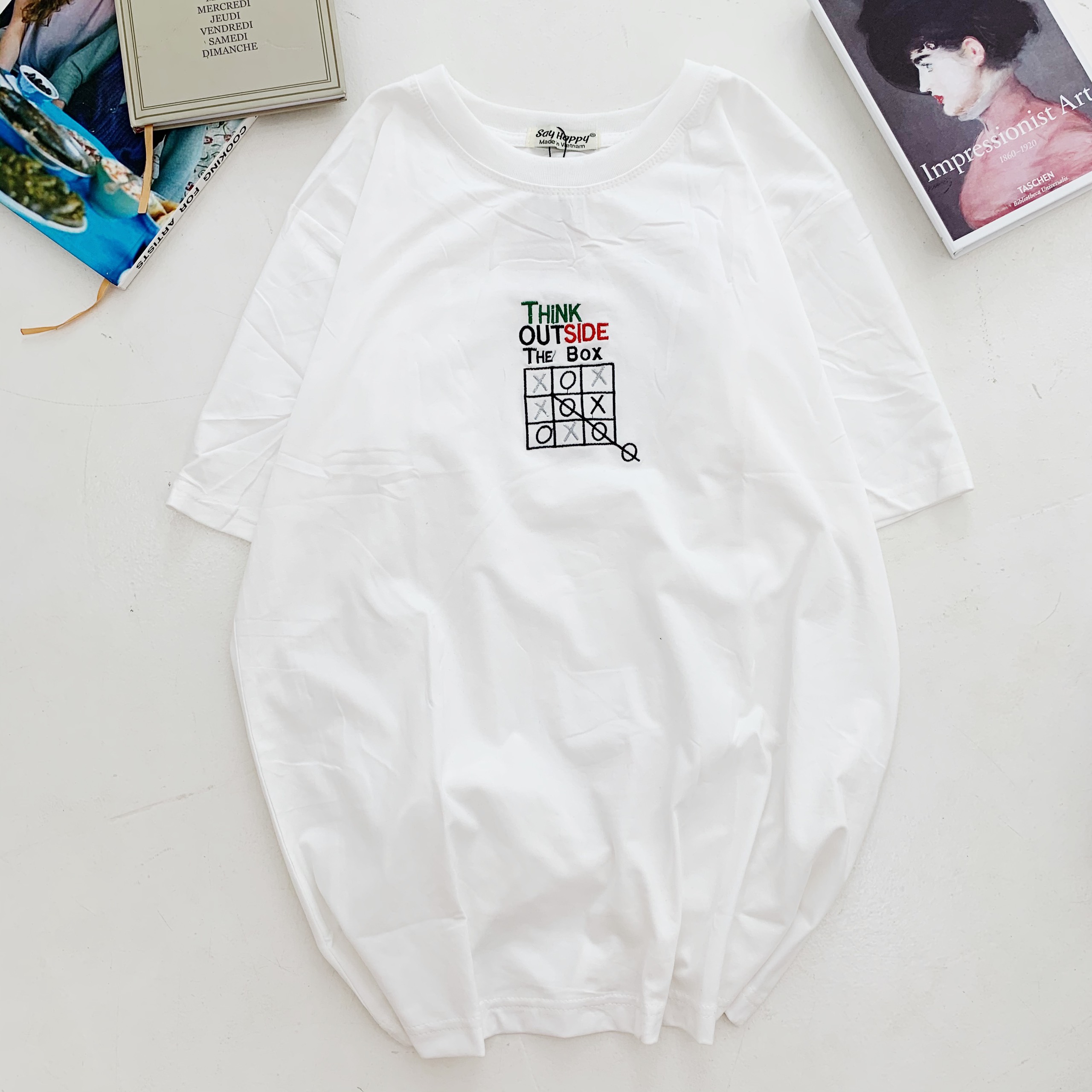 [HCM]Áo Thun Thêu Bàn Cờ Caro Siêu Đẹp - Siêu Dễ Thương [Hot 2020]