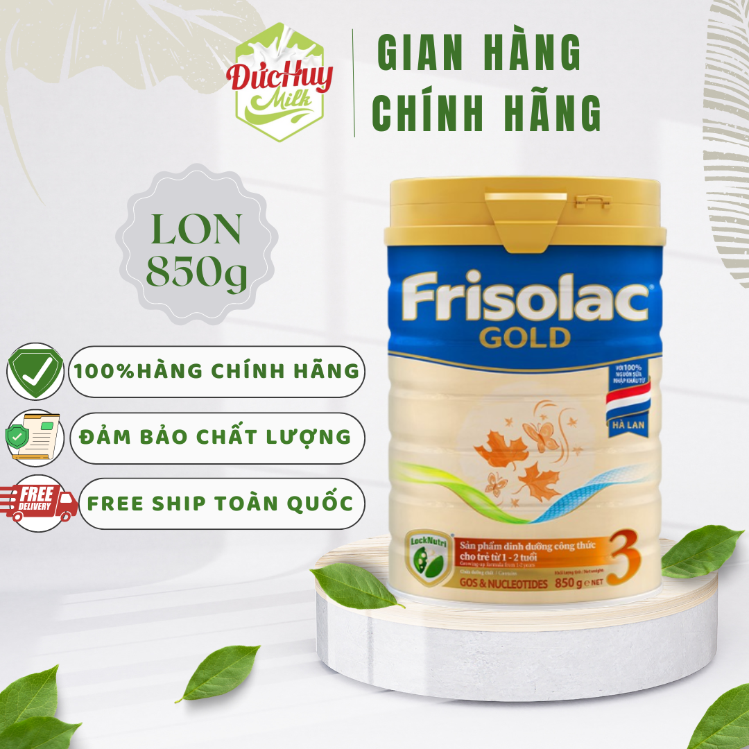 Sữa bột frisolac gold 3 850g