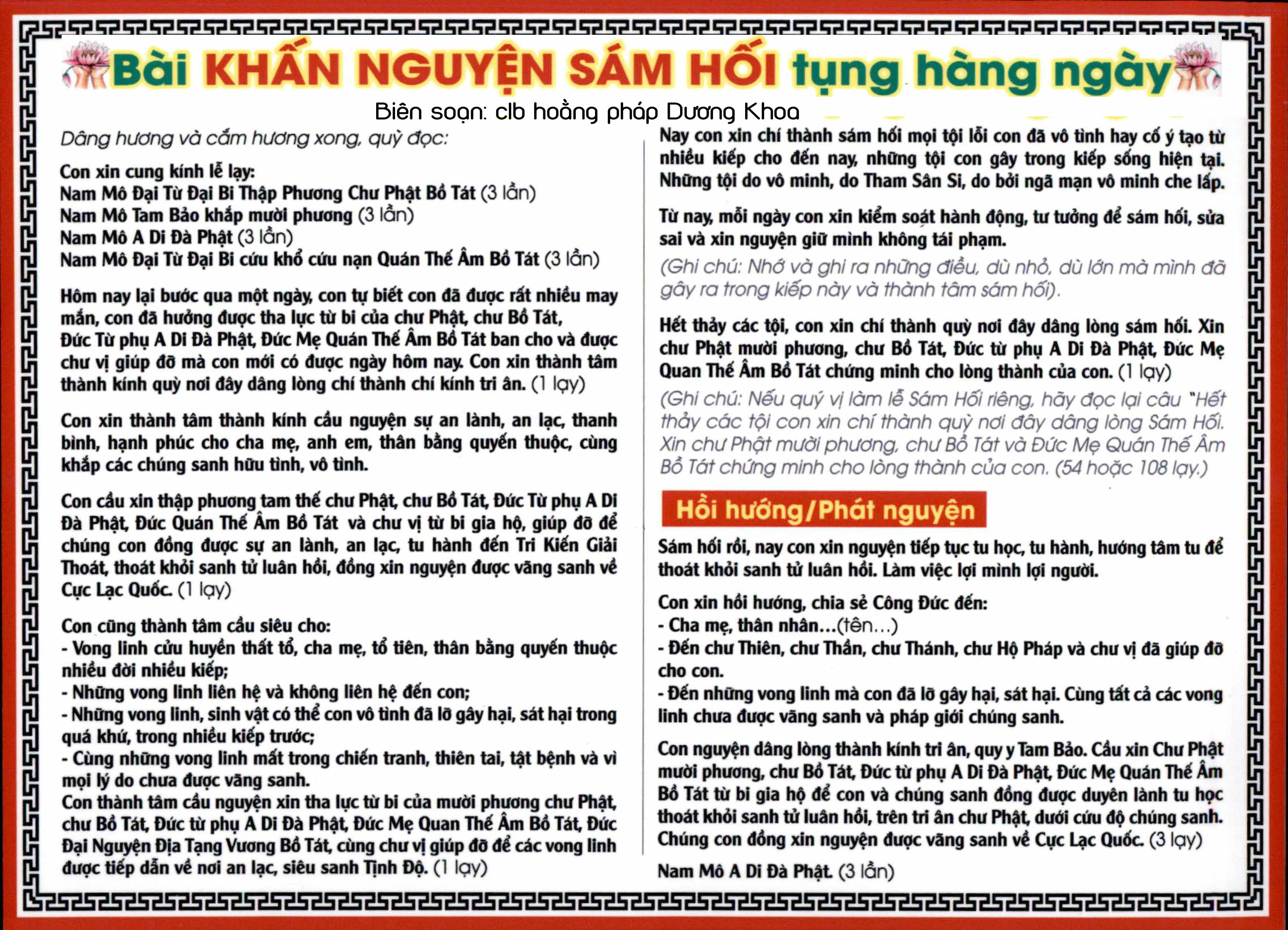 Bài Sám Hối Mỗi Ngày - Hành Trình Tự Hàn Gắn Và Thăng Hoa