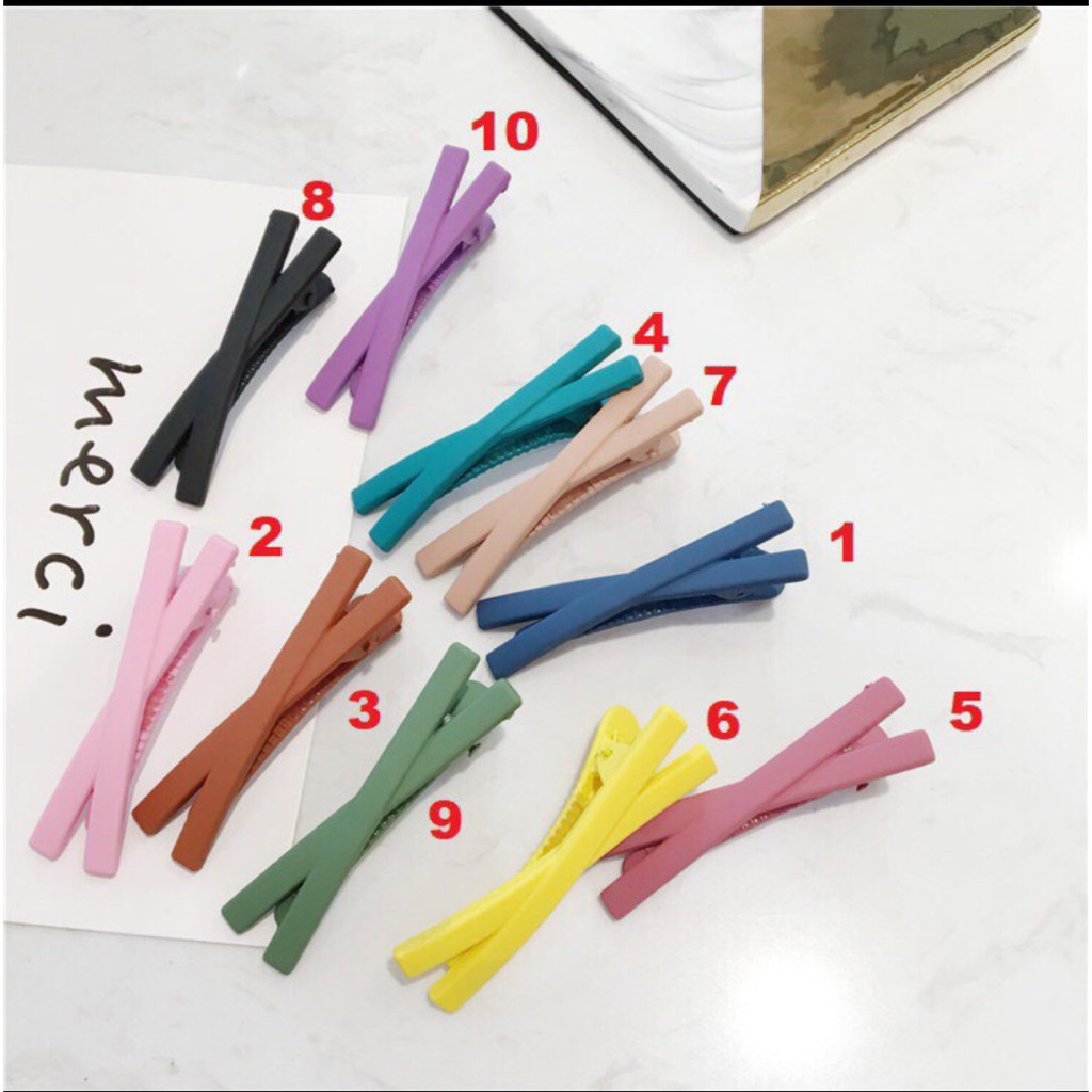 Kẹp tóc hình chữ X cho bạn gái siêu xinh siêu kute