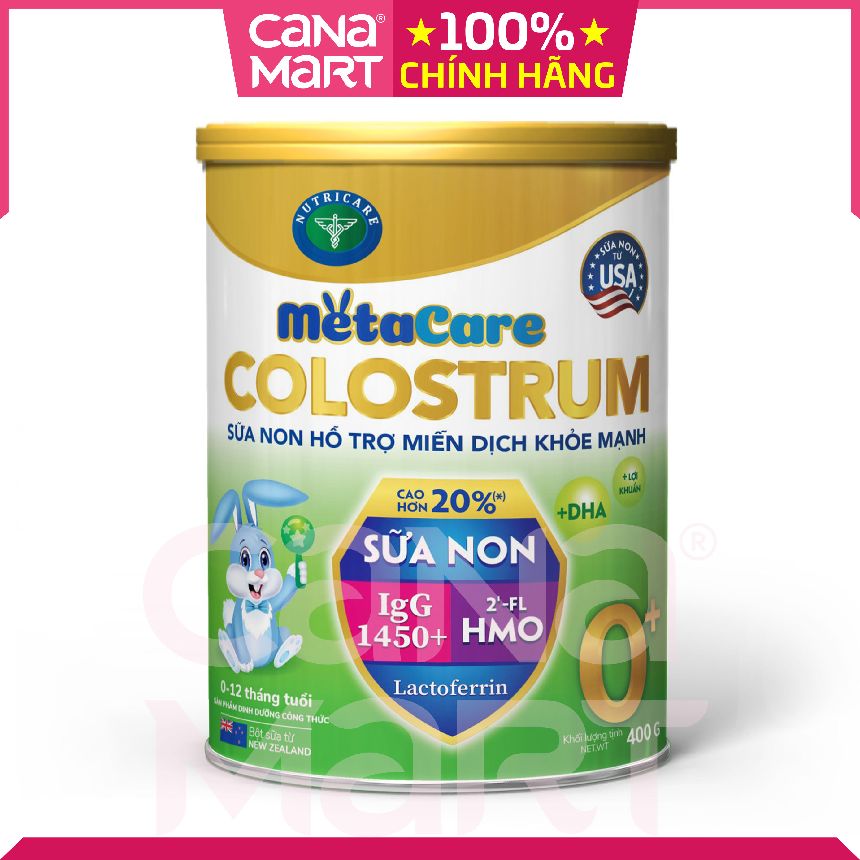 Sữa non Metacare Colostrum 0+ giúp trẻ tăng cường miễn dịch