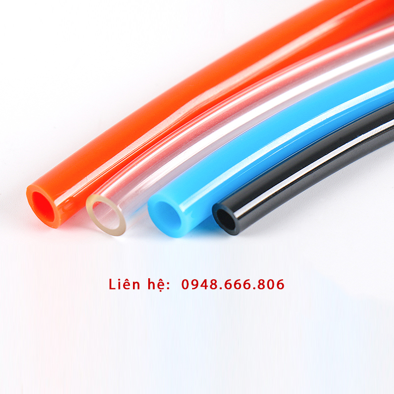 Ống dây hơi khí nén PU 4x2,5 dẫn nước , dẫn khí