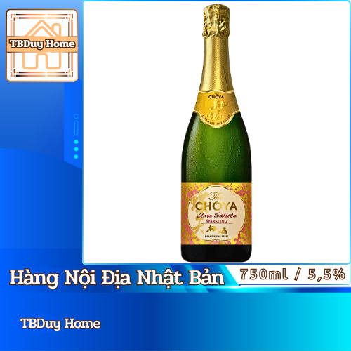 Nước Mơ CHOYA Vang Ume Salute Nhật Bản 750mL