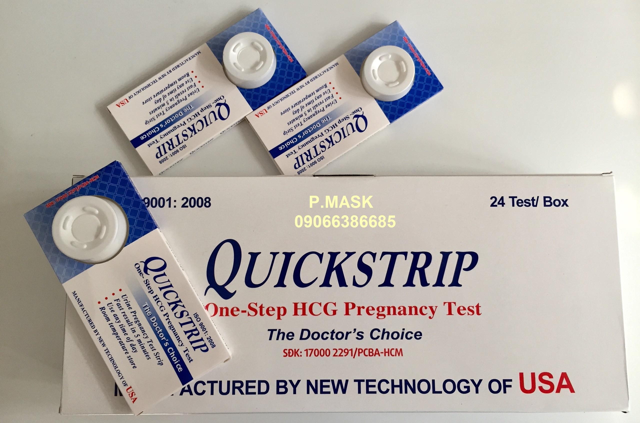 Combo 6 Que Thử Thai Quickstrip Phát Hiện Thai Sớm