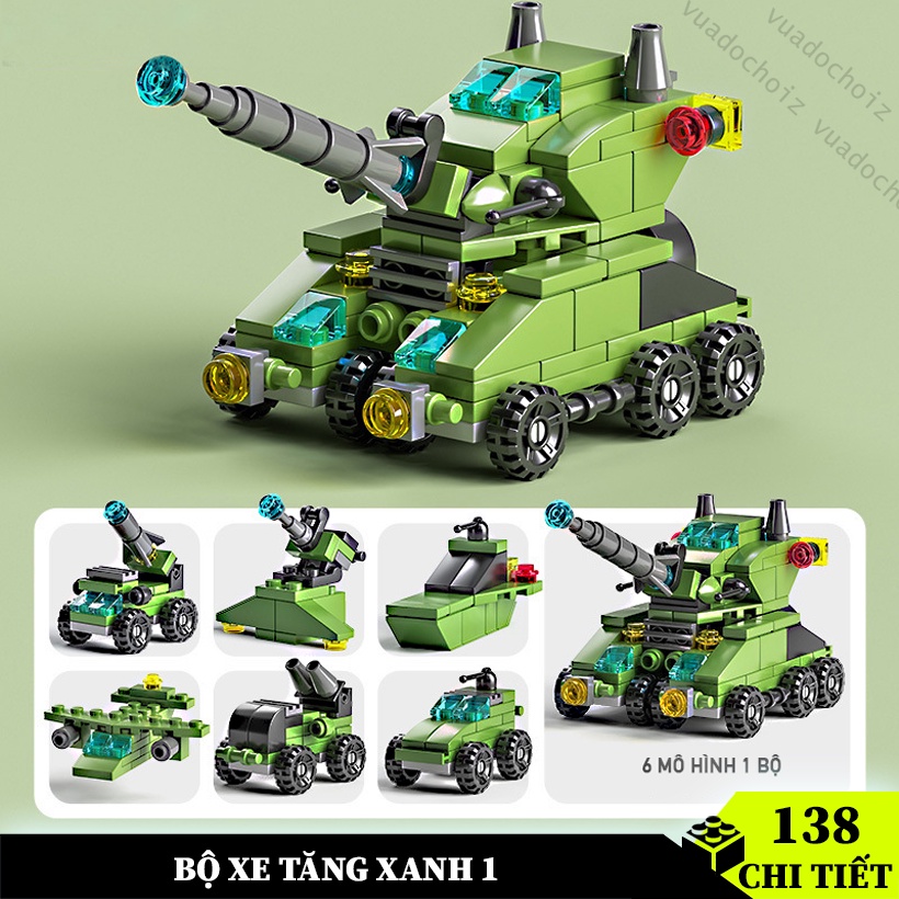 Mô hình Lắp Ráp Xe Tăng 138 Chi Tiết  Đồ Chơi Trẻ Em Mô Hình Lắp Ráp Xe Tank
