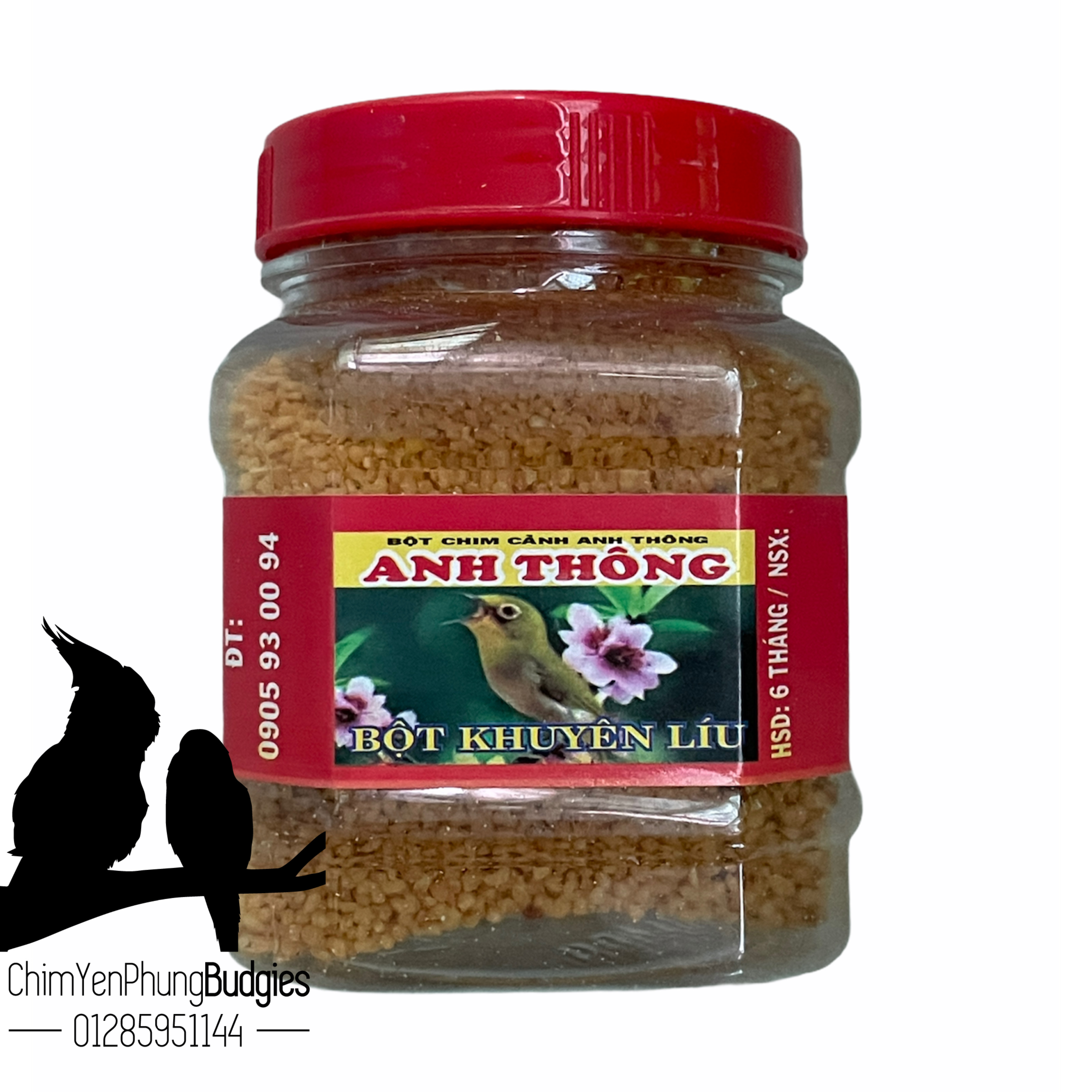 Thức ăn chim vành khuyên anh thông 100g - cám chim khoen