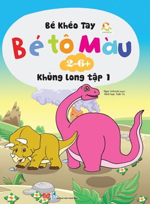 Fahasa - bé tô màu - khủng long - tập 1