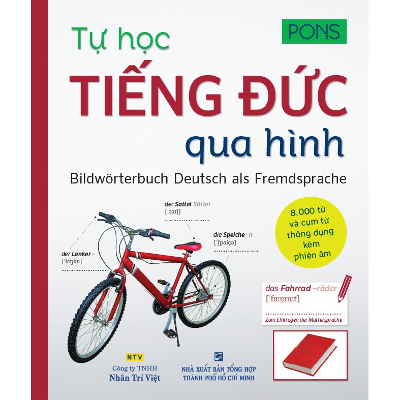 Ns minh tâm - sách - pons tự học tiếng đức qua hình