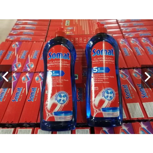 Nước làm bóng Somat 750ml NK Đức cho máy rửa chén bát