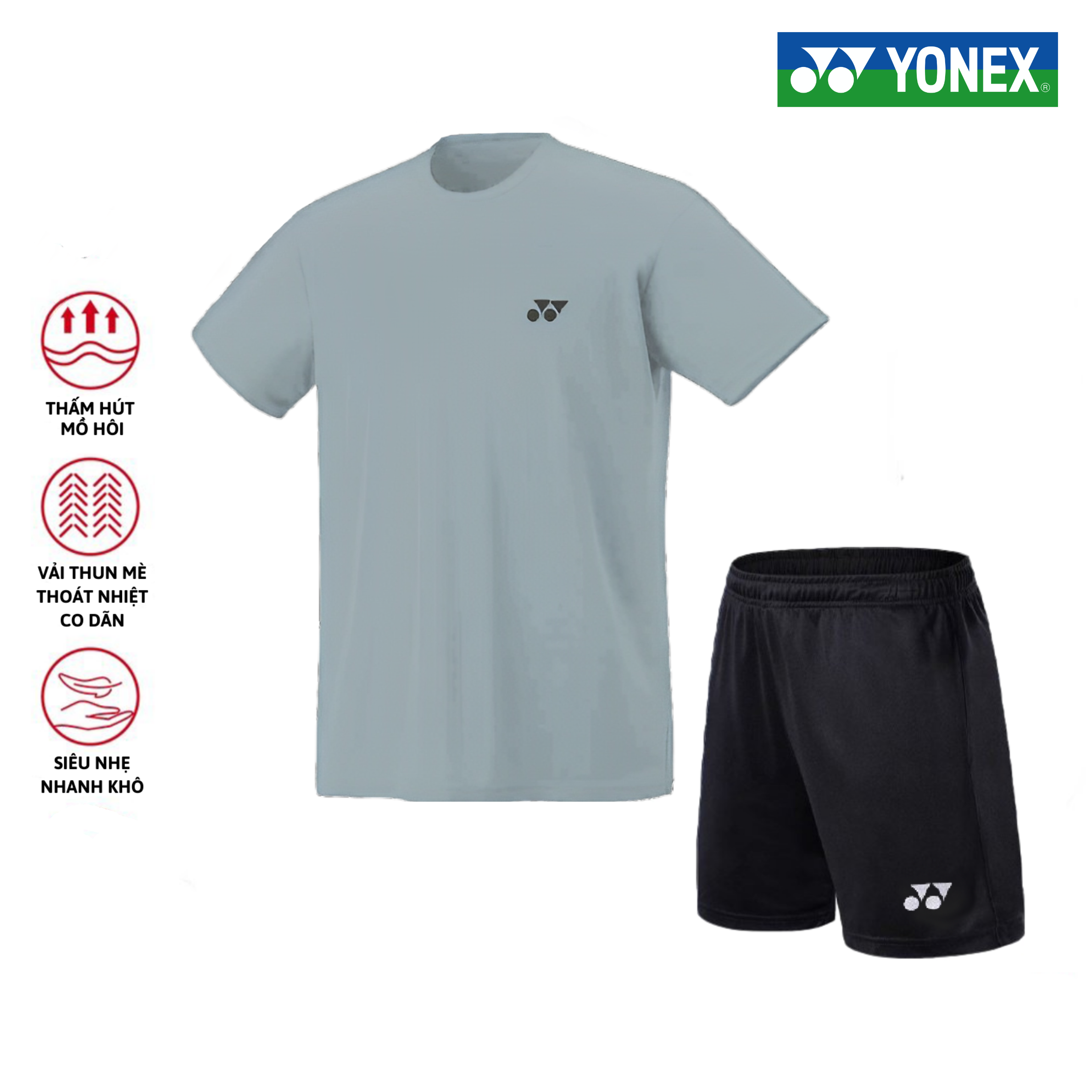 Áo cầu lông, quần cầu lông Yonex chuyên nghiệp mới nhất sử dụng tập luyện và thi đấu cầu lông T7