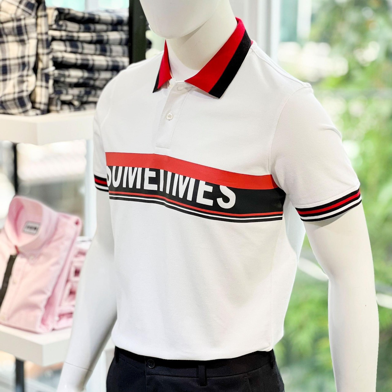 Áo thun polo nam cao cấp phối màu basic mẫu mã đa dạng thời trang hiện đại LULYFASHION-MS266