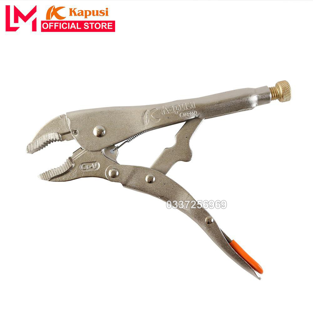 Kìm chết thép đen Kapusi Japan K-8258 Hàng chính hãng nội địa Nhật Cao cấp