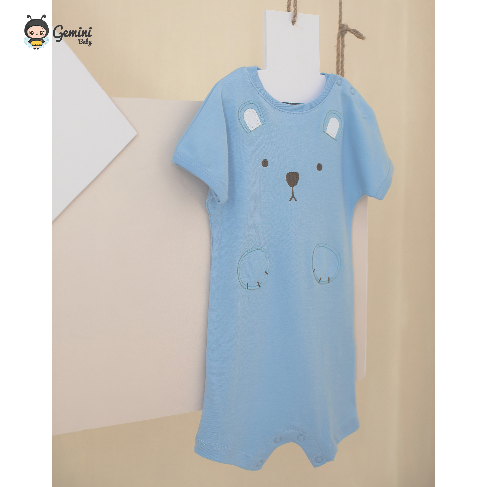 Body đùi bé trai màu xanh hình chú Chó - Lovekids