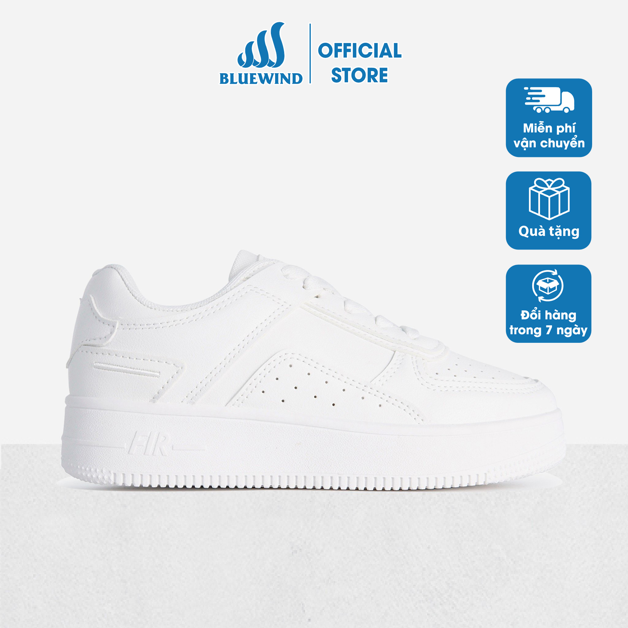 Giày thể thao nữ bluewind phong cách ulzzang , giày sneaker nữ chất liệu da pu cao cấp lỗ thoáng khí 68792