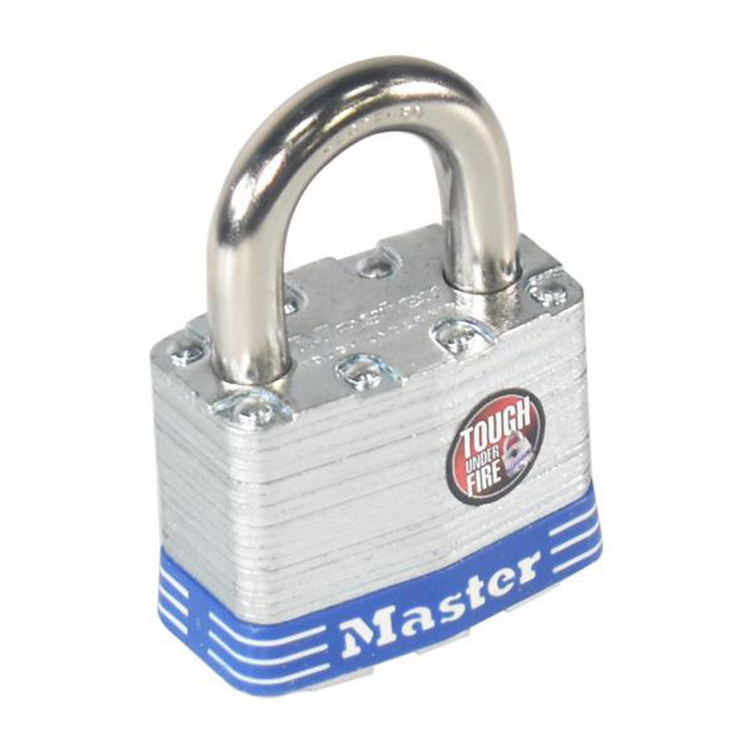 Ổ khóa master lock 5 d thân thép lá rộng 50mm 2 chìa đồng - mitishop