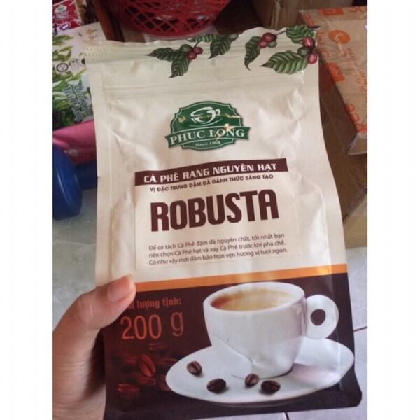 <LUÔN CÓ SẴN HÀNG> Cà Phê Robusta Không Bơ 500GR - Phúc Long Coffee & Tea