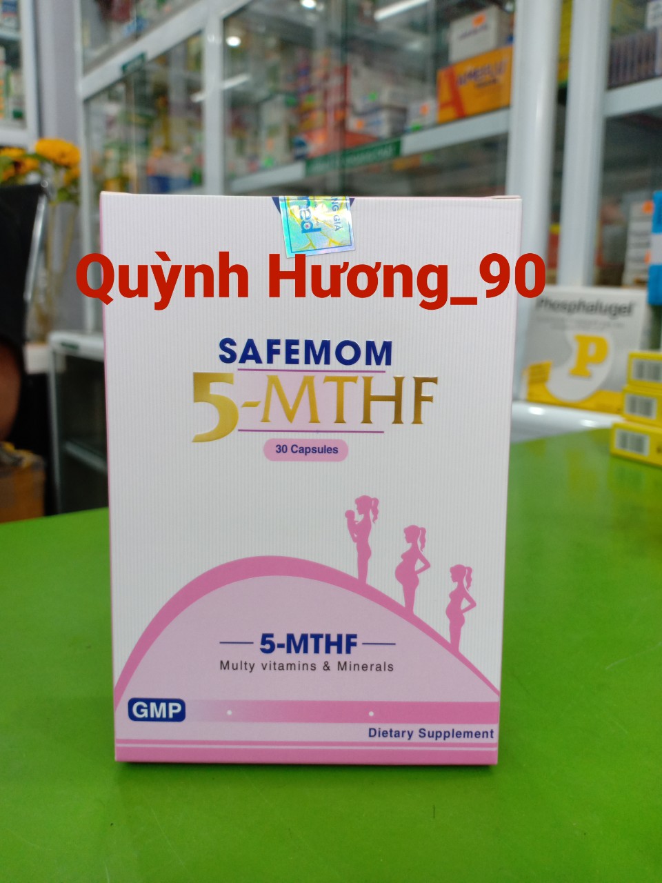 Viên uống SAFEMON 5-MTHF hộp 30 viên giúp mẹ bầu luôn khỏe mạnh