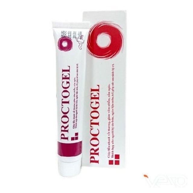 Kem bôi teo trĩ Proctogel - teo ngay búi trĩ không cần cắt, sát trùng, giảm viêm, làm dịu niêm mạc, gây tê, làm mát, giảm đau - Tuýp 20g