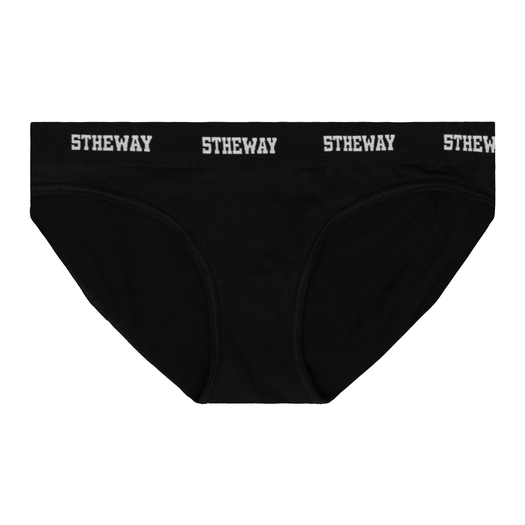 5THEWAY® WOMEN BIKINI BRIEF™ in BLACK aka Quần Lót Nữ Tam Giác Đen