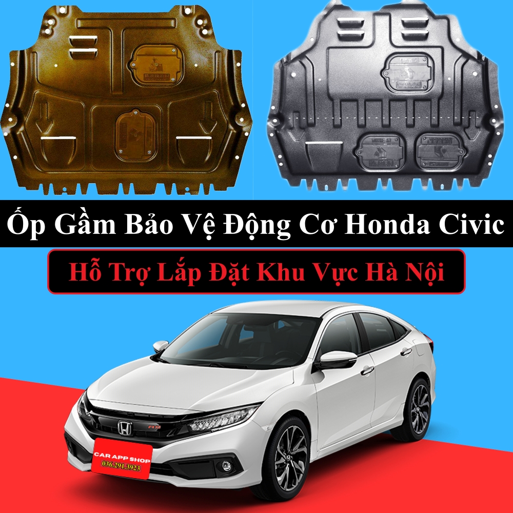 Chắn bùn gầm honda civic ốp gầm bảo vệ động cơ