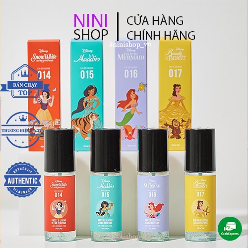 Nước hoa xịt thơm W.Dressroom diệt khuẩn xịt thơm quần áo mùi 14,15,16,17,49,97 hương công chúa - NiNiShop