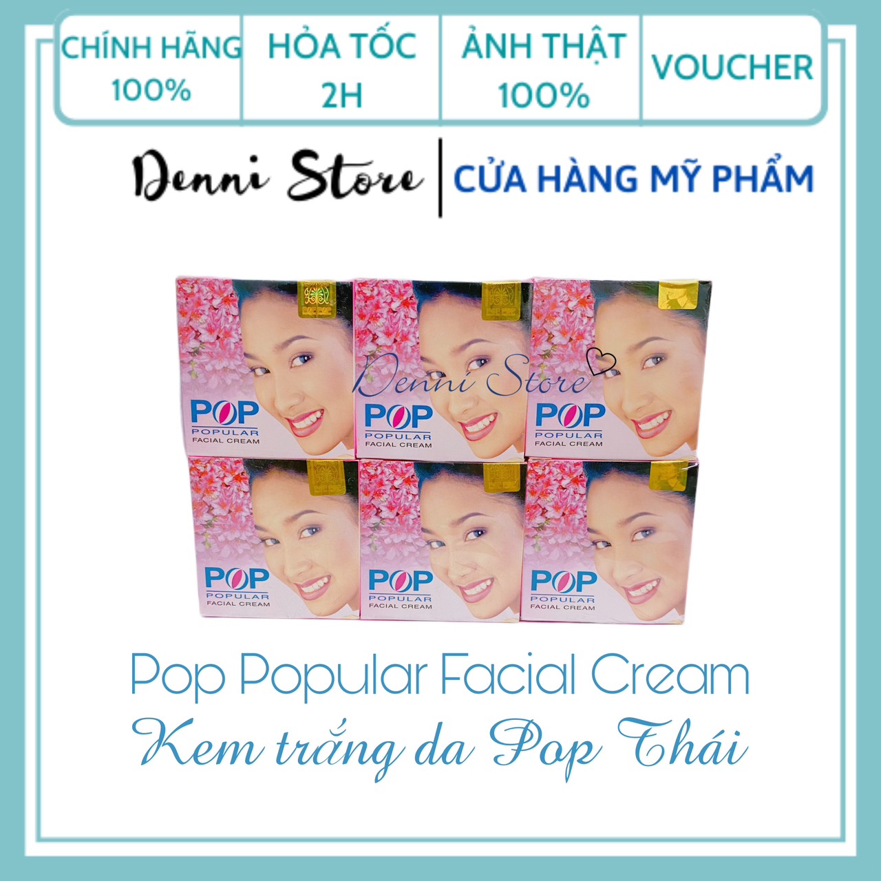 Sỉ 1 lố 12 hộp kem pop thái 4g
