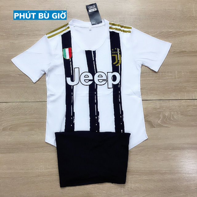 [ẢNH THẬT] Bộ Quần Áo Bóng Đá, Đá Banh Trẻ Em CLB JUVE/ JUVENTUS Mẫu Mới - Phút Bù Giờ Sport