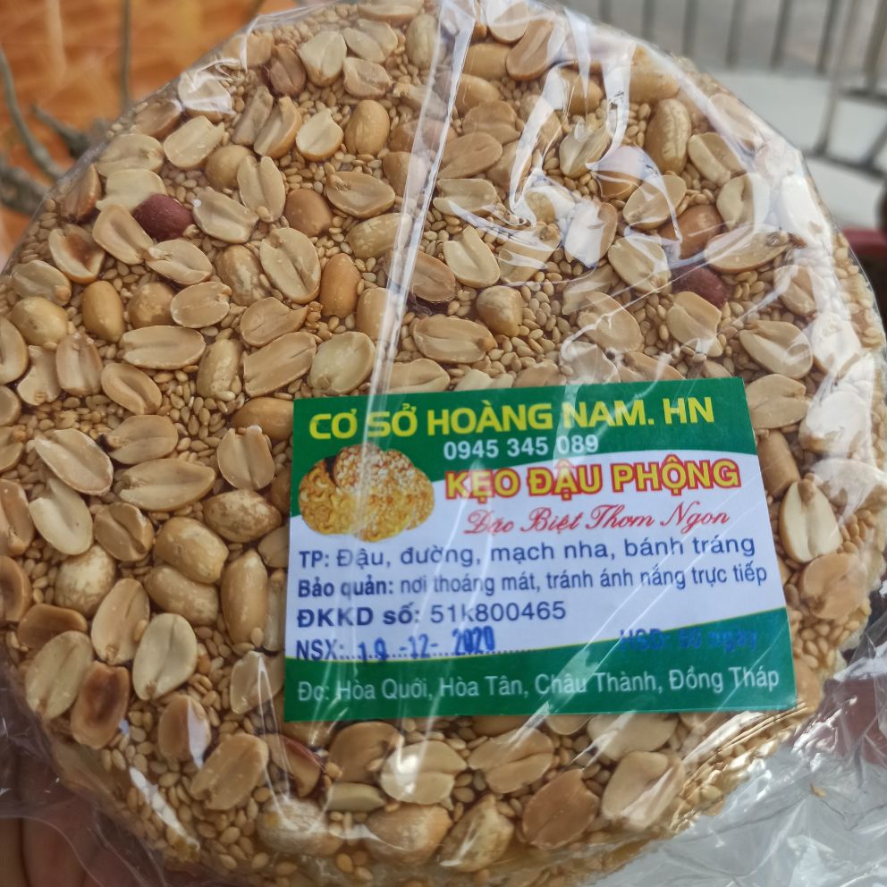 Kẹo đậu phộng đặc sản sóc trăng combo 2 bịch 600g