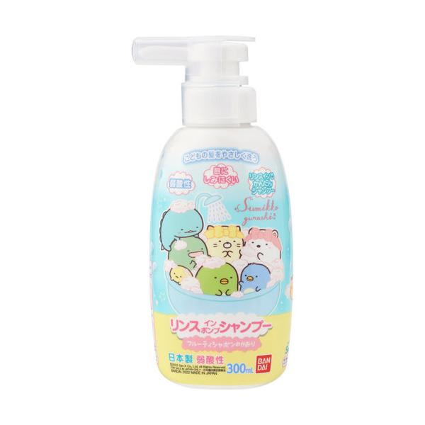 Sữa tắm gội trẻ em Bandai Rinse hương trái cây 300mL