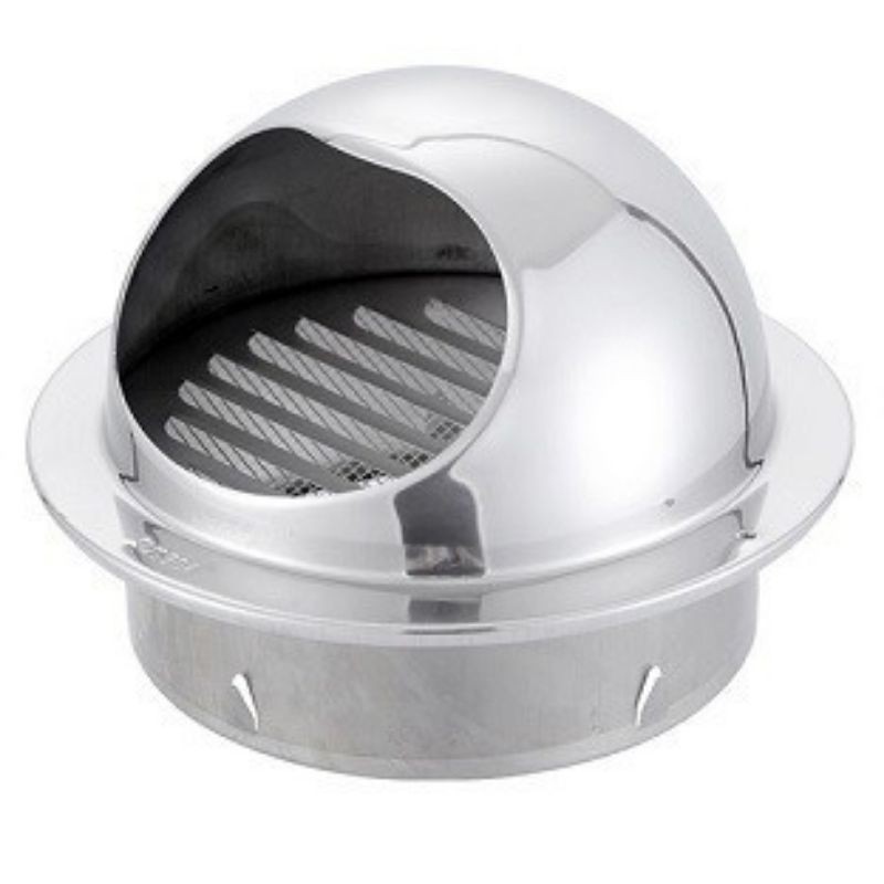 Máy hút mùi hút mùi bếp - nắp chụp thông hơi ngăn côn trùng chụp che mưa inox