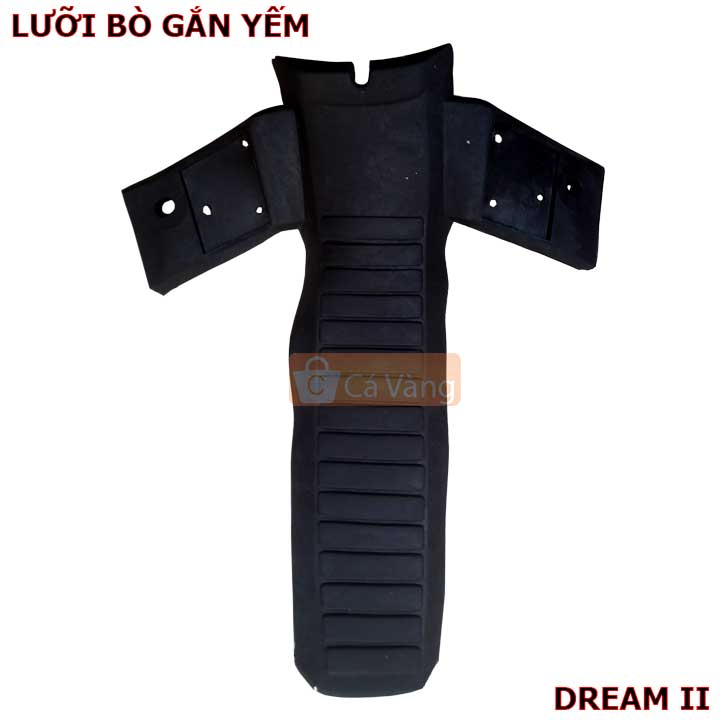 Lưỡi bò gắn Yếm trắng xe máy Dream II chất lượng
