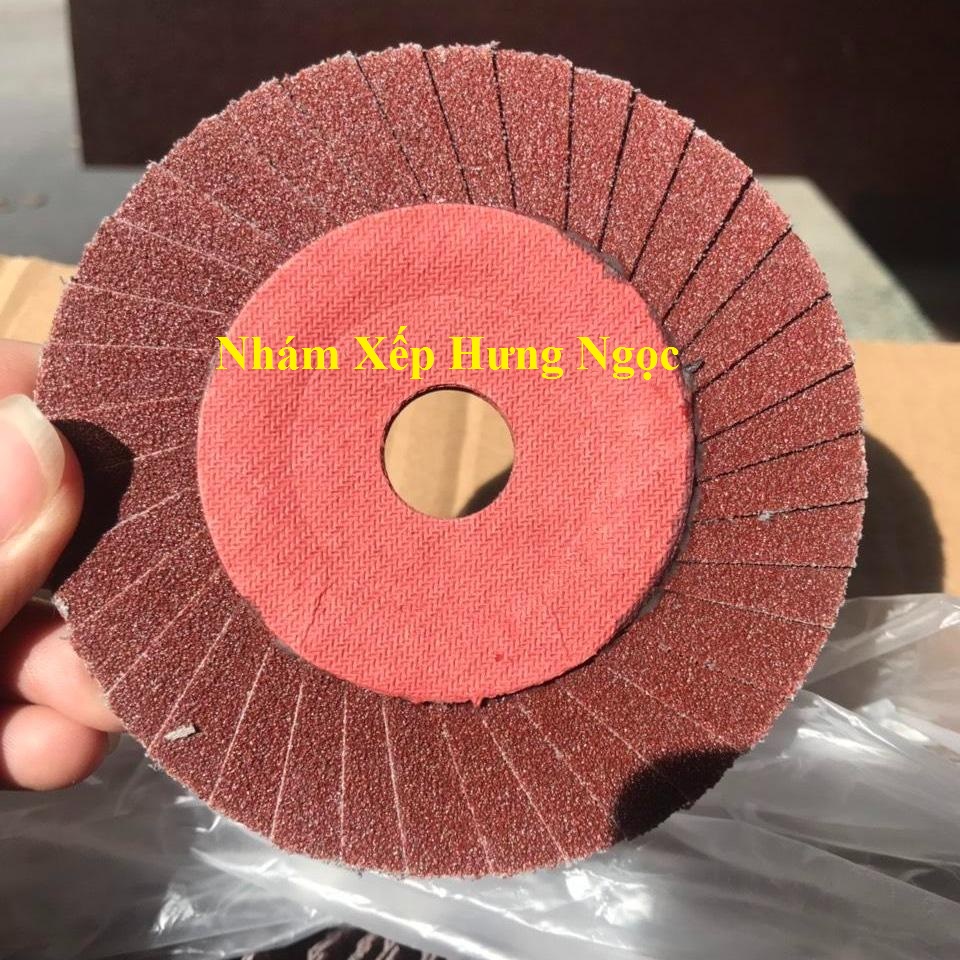 Nhám xếp mỏng - Đĩa nhám mỏng 36 lá chyên mài Inox