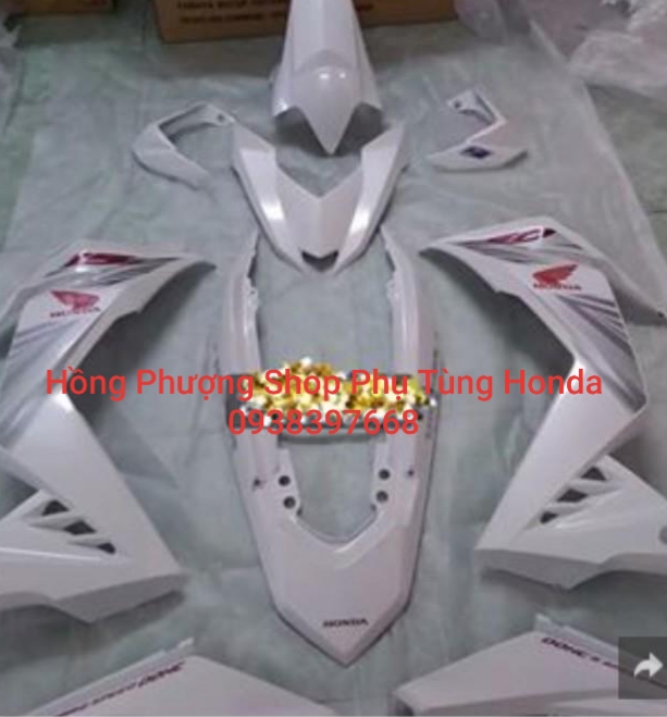 [HCM]HONDA-DÀN ÁO WINNER 9 MÓN MÀU TRẮNG ZIN CHÍNH HÃNG (Có Đủ Màu)