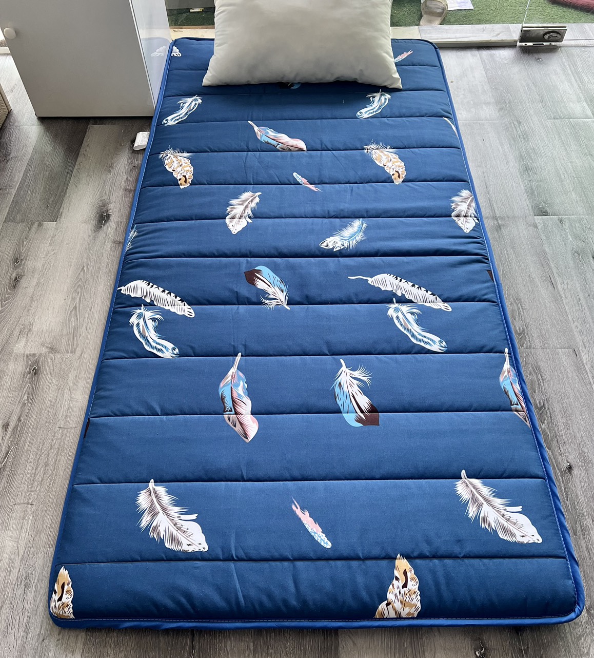 Nệm bông xuất nhật siêu dày size 0,9mx1,90m| Nệm bông họa tiết