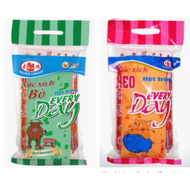 Gói 10 cây xúc xích tiệt trùng everyday hạ long