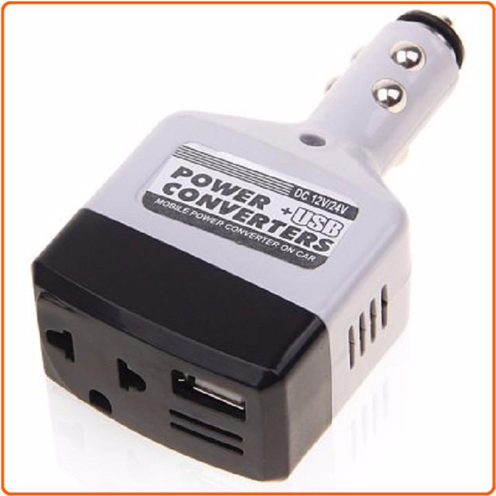Bộ chuyển đổi nguồn điện 12V lên 220V ô tô - Power Converters
