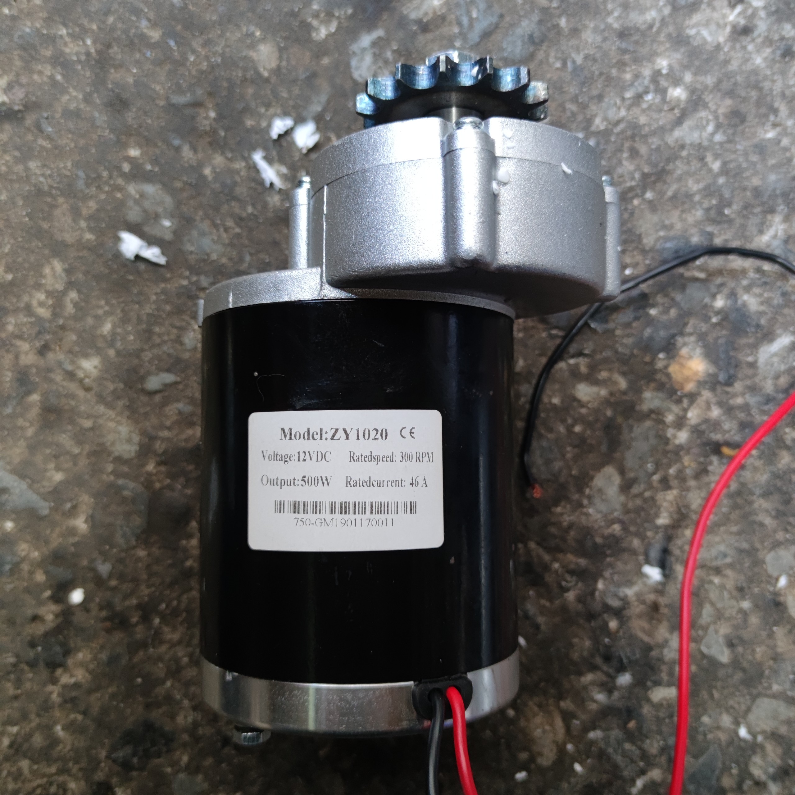 Motor giảm tốc 12v 500w dòng tải nặng